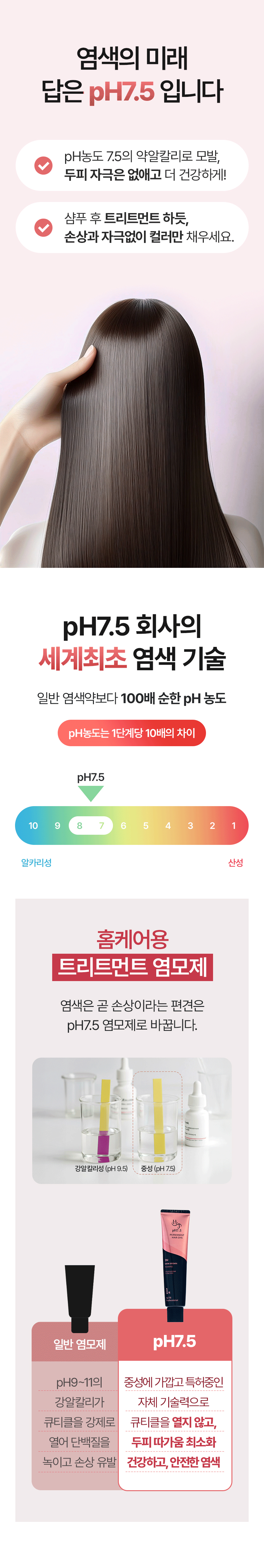 모발 살리고 두피 살리고 컬러 살리고
